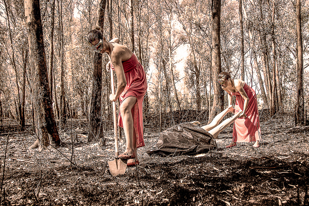claudia chittano foto, donne, bosco