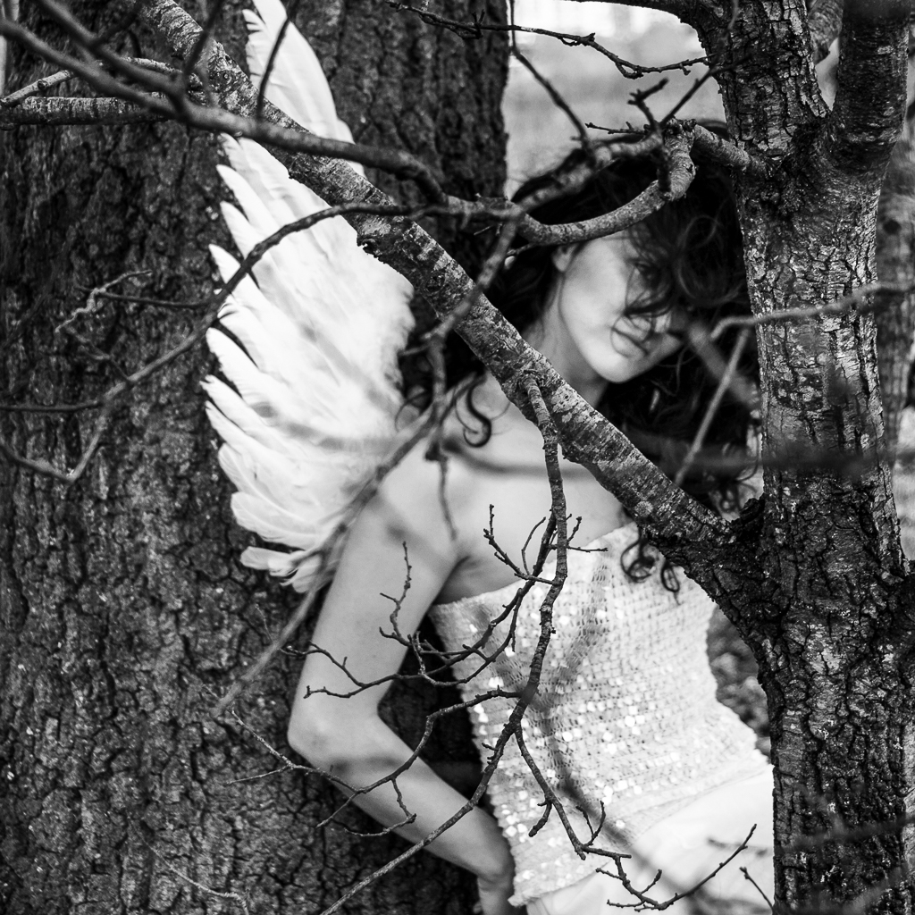 progetto fotografico donna angelo